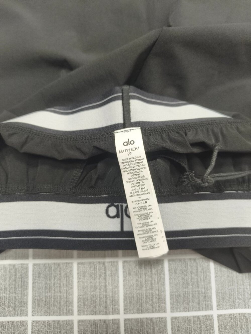 NWT Alo Yoga Black Wide Leg Pants 🌈Women's Classic Athleisure Trousers🌼Regular - Picture 6 of 9